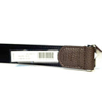 MICHAEL KORS Mens 31mm MK Logo Buckle Leather Belt Brown (MSRP $98)