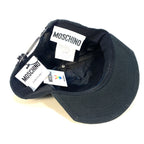MOSCHINO Couture x Playboy GayBoy Embroidered Bunny Cap Hat Black (MSRP $295)