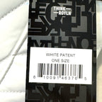 THINK ROYLN Little Runaway Sling Crossbody Waist Bag Patent White (MSRP $128)