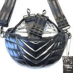 THINK ROYLN Little Runaway Sling Crossbody Waist Bag Pearl Black (MSRP $128)