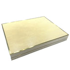 AERIN Shagreen Burl Walnut AH5387 Checkers Tray Set Cream Beige (MSRP $1,995)
