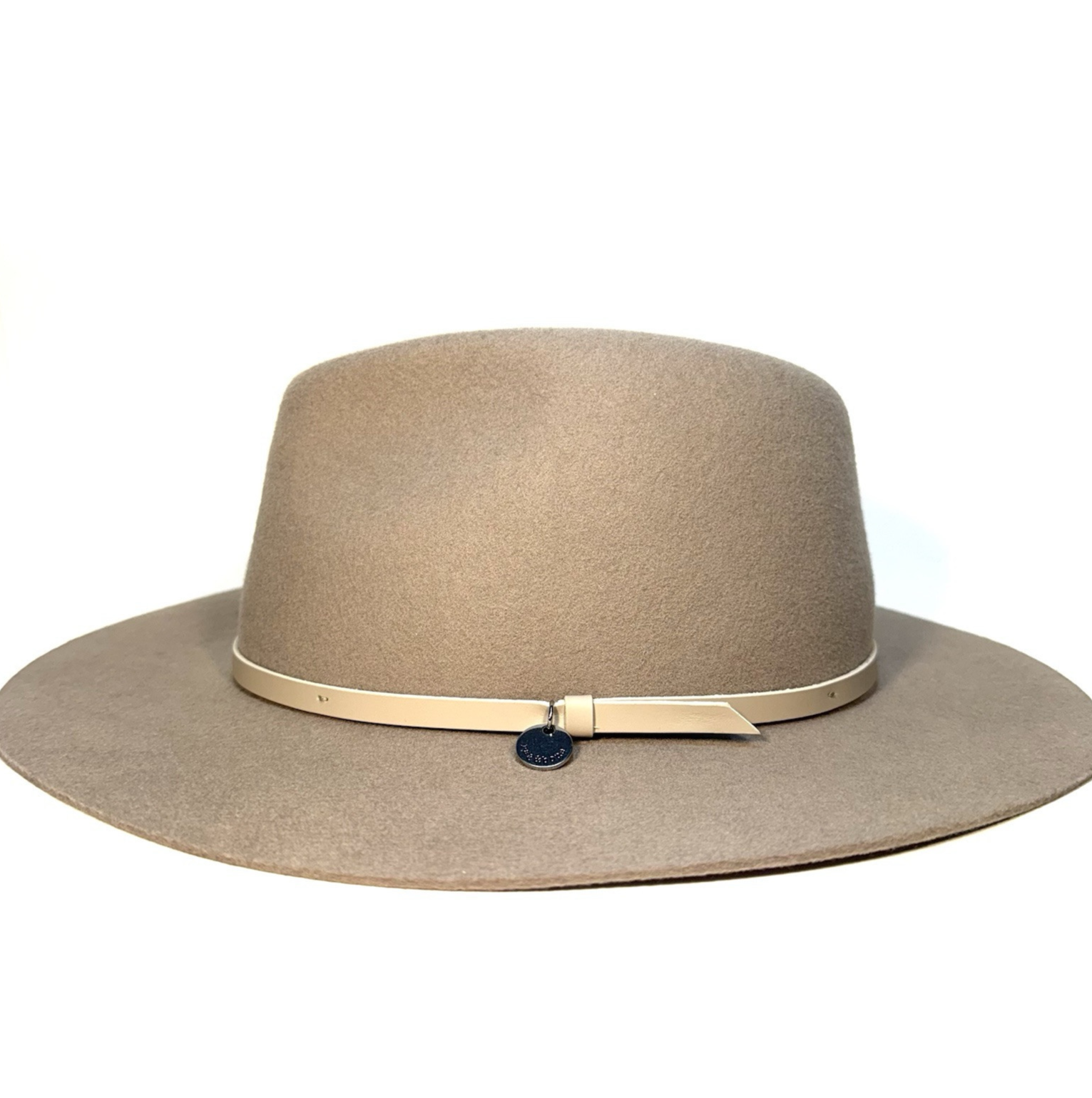 RAG & BONE Womens Wool City Felt Fedora Hat Light Sand Beige L (MSRP $198)