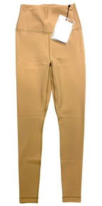 WARDROBE NYC Womens Solid Sport Leggings Camel Beige (MSRP $250)