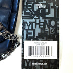 THINK ROYLN Crossbody Flap Bag On Chain Liquid Satin Indigo Blue (MSRP $98)