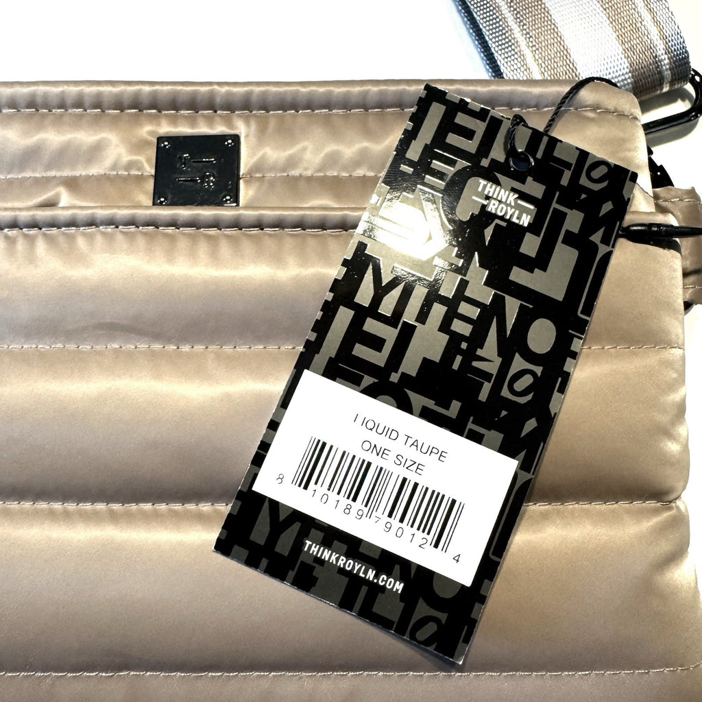 THINK ROYLN Bum Bag Shoulder Crossbody Liquid Taupe (MSRP $98)