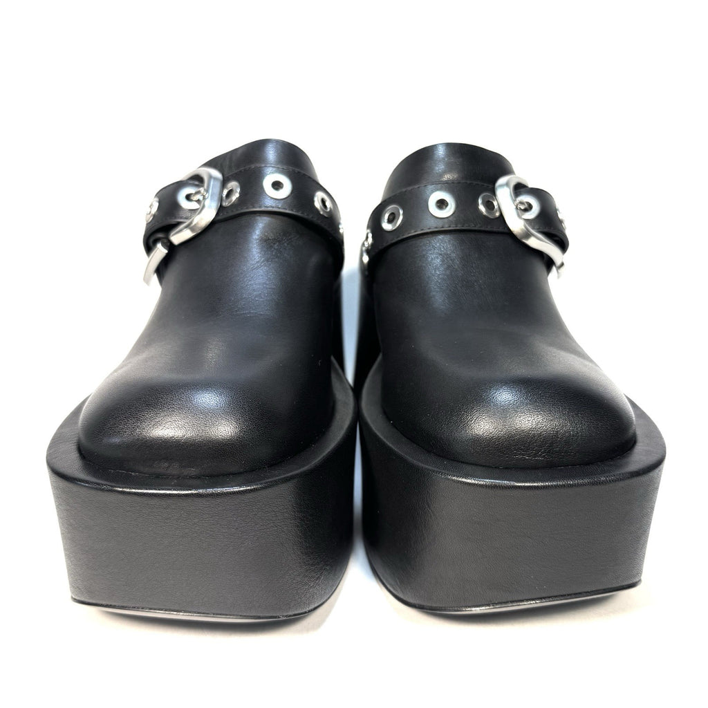 MARC JACOBS Womens The J Marc Platform Leather Clog Black 9 (MSRP $495)