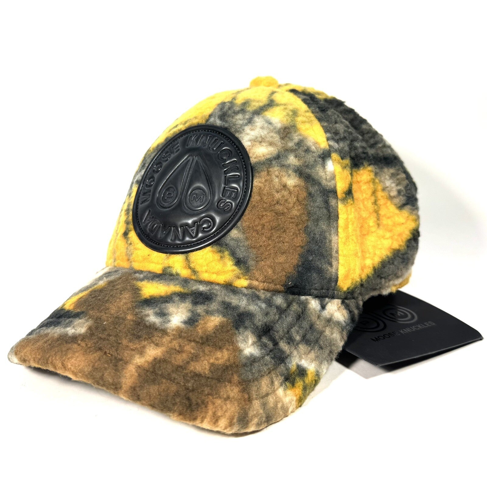 MOOSE KNUCKLES x Post Malone Sherpa Cap Hat Realtree Camo Yellow (MSRP $195)