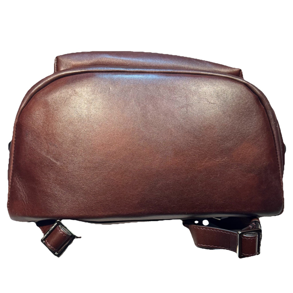 BRUNELLO CUCINELLI Leather Wool Canvas Backpack Burgundy Brown (MSRP $4,595)