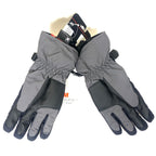 SPYDER Mens Shredder Ski Insulated Winter Gloves Grey Black S/M (MSRP $50)