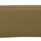 HUGO BOSS Mens Esily Handmade in Italy Leather Buckle Belt Brown