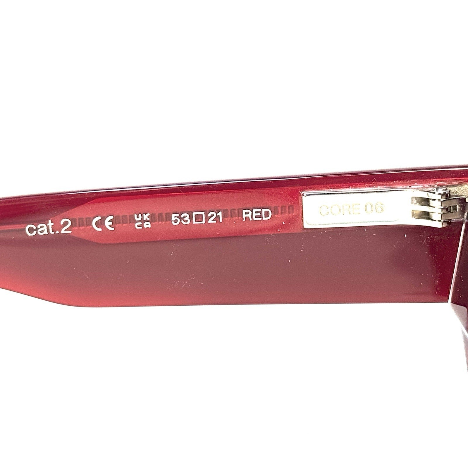 CHIMI x Veronica Beard Womens Core 06 Cat Eye Sunglasses Burgundy (MSRP $165)