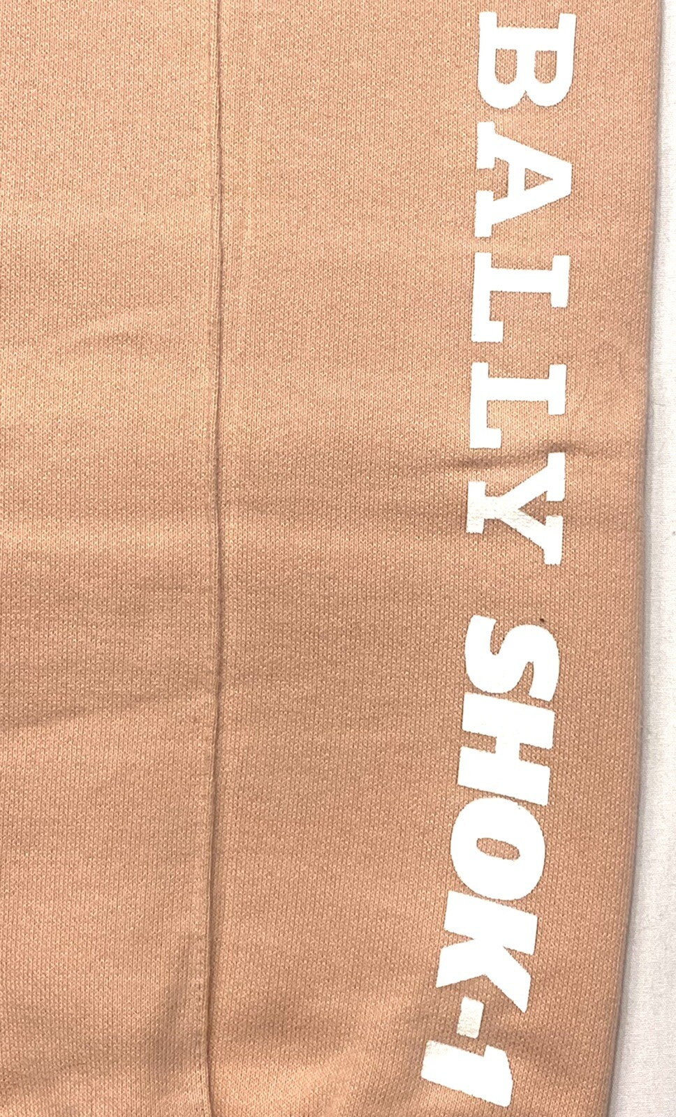 BALLY Womens Shok-1 Logo Cotton Fleece Sweatpants Light Pink XXS (MSRP $450)