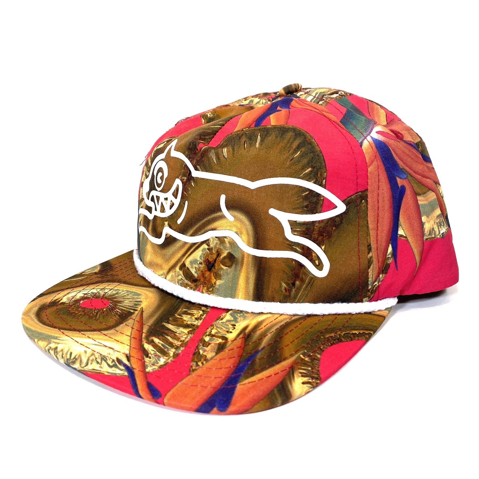 ICE CREAM Billionaire Boys Club Space Running Dog Trucker Hat Pink (MSRP $60)
