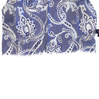 ALTEA Womens Linen Paisley Lightweight Scarf Lavender Blue (MSRP $145)