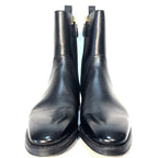 BALLY Scribe Mens Saltron Calf Leather Zip Chelsea Boots Black (MSRP $1,350)