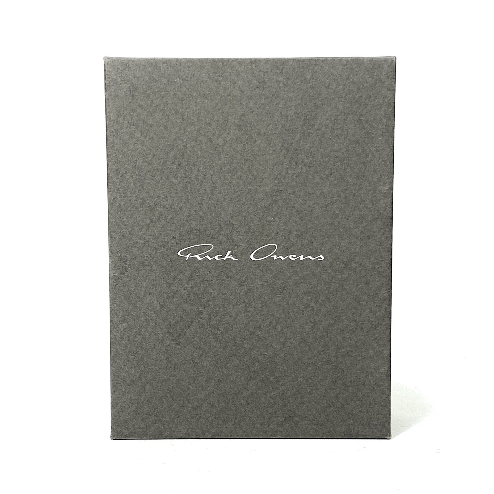 RICK OWENS Unisex Trunk Singular Earring Brushed Palladio Silver (MSRP $310)