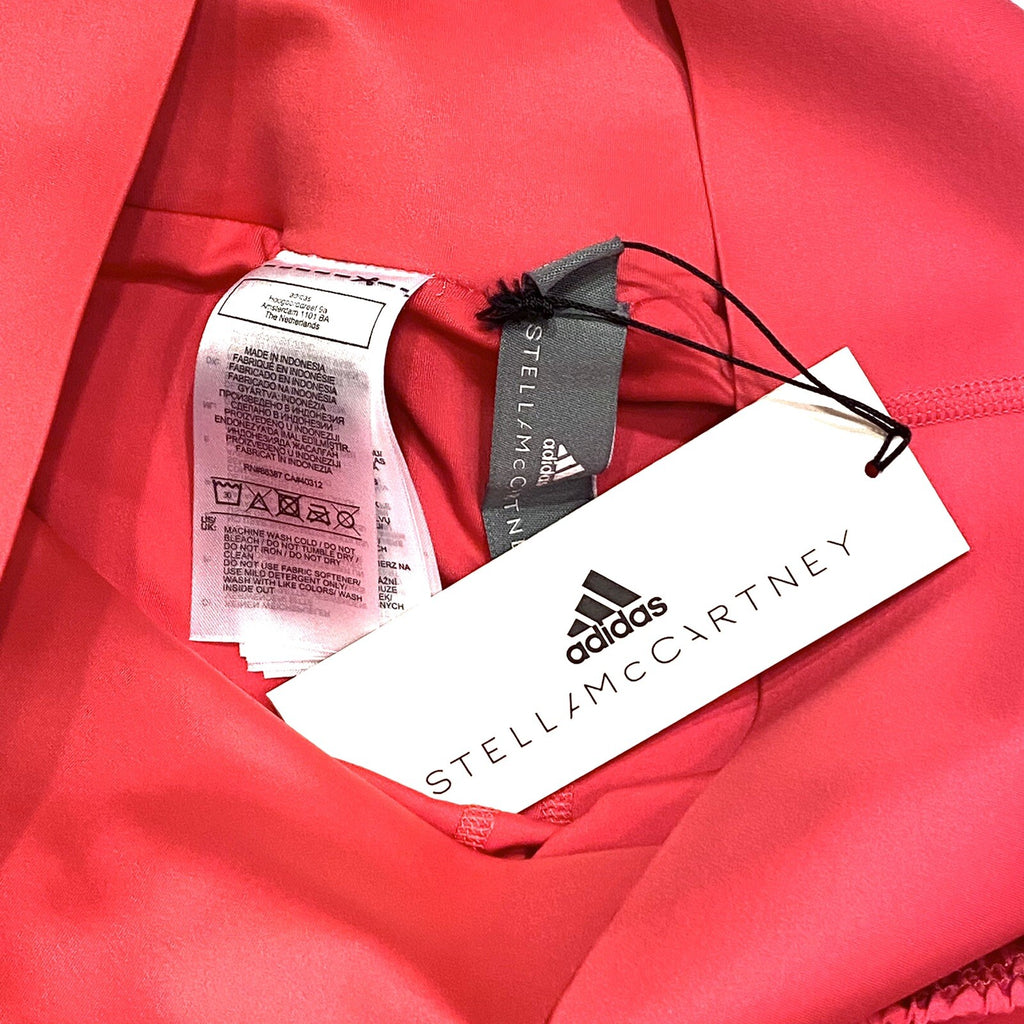 ADIDAS STELLA MCCARTNEY Womens Truepur Layered Shorts Pink (MSRP $80)