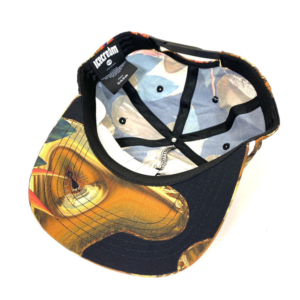 ICE CREAM Billionaire Boys Club Space Running Dog Trucker Hat Black (MSRP $60)