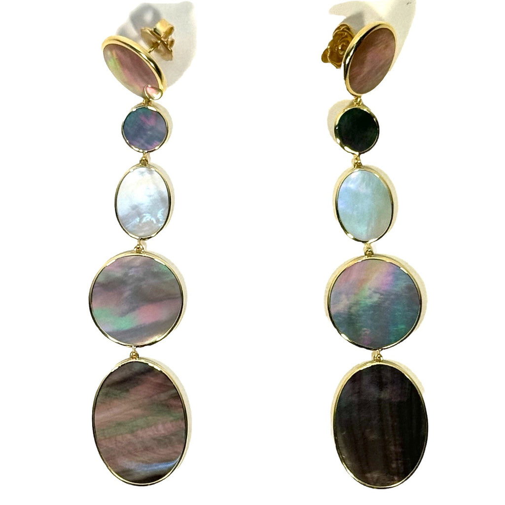 IPPOLITA 18K Gold Polished Rock Candy Extra Long Drop Earrings (MSRP $3,295)