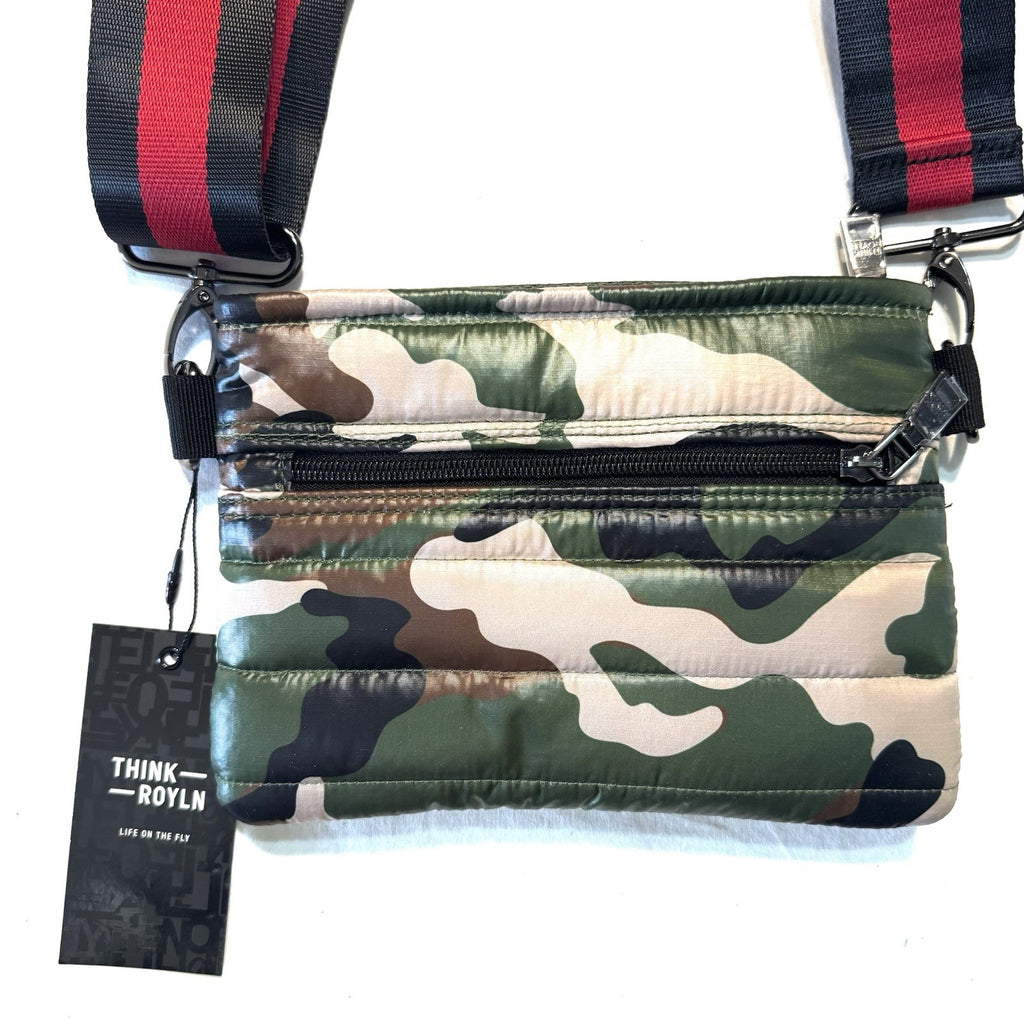 THINK ROYLN Bum Bag Shoulder Crossbody Camo Olive Green (MSRP $98)