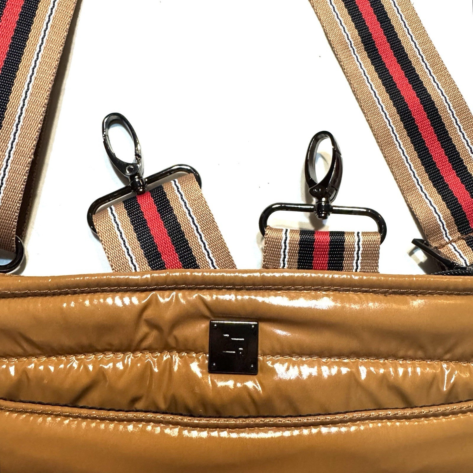 THINK ROYLN Bum Bag 2.0 Shoulder Crossbody Glossy Nude Tan (MSRP $108)