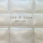 RAG & BONE Cloud Puff Leather Oversize Tote Bag Cream Ivory White (MSRP $495)
