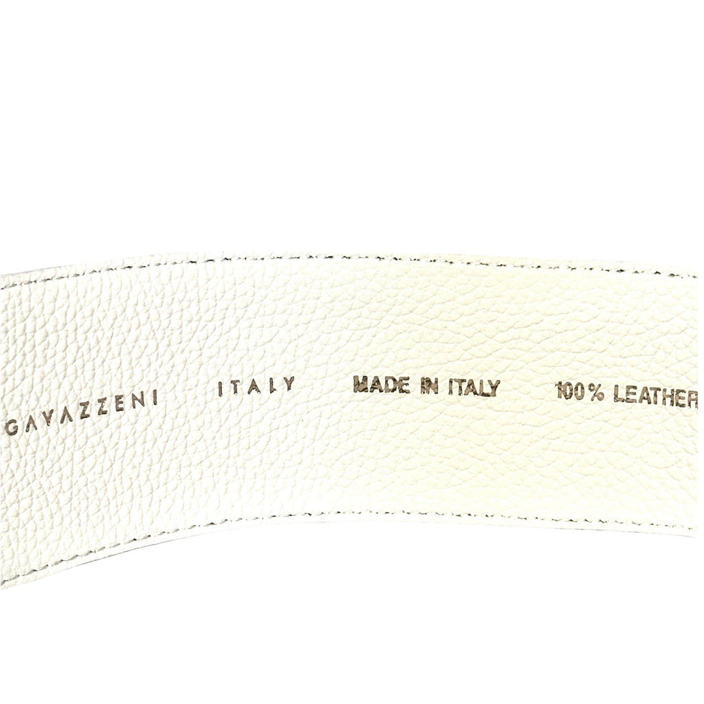 VERONICA BEARD x GAVAZZENI Womens Londra Leather Wrap Belt White (MSRP $180)