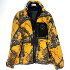 MOOSE KNUCKLES x Post Malone Mens Realtree Sherpa Zip Up Jacket Yellow MSRP $595
