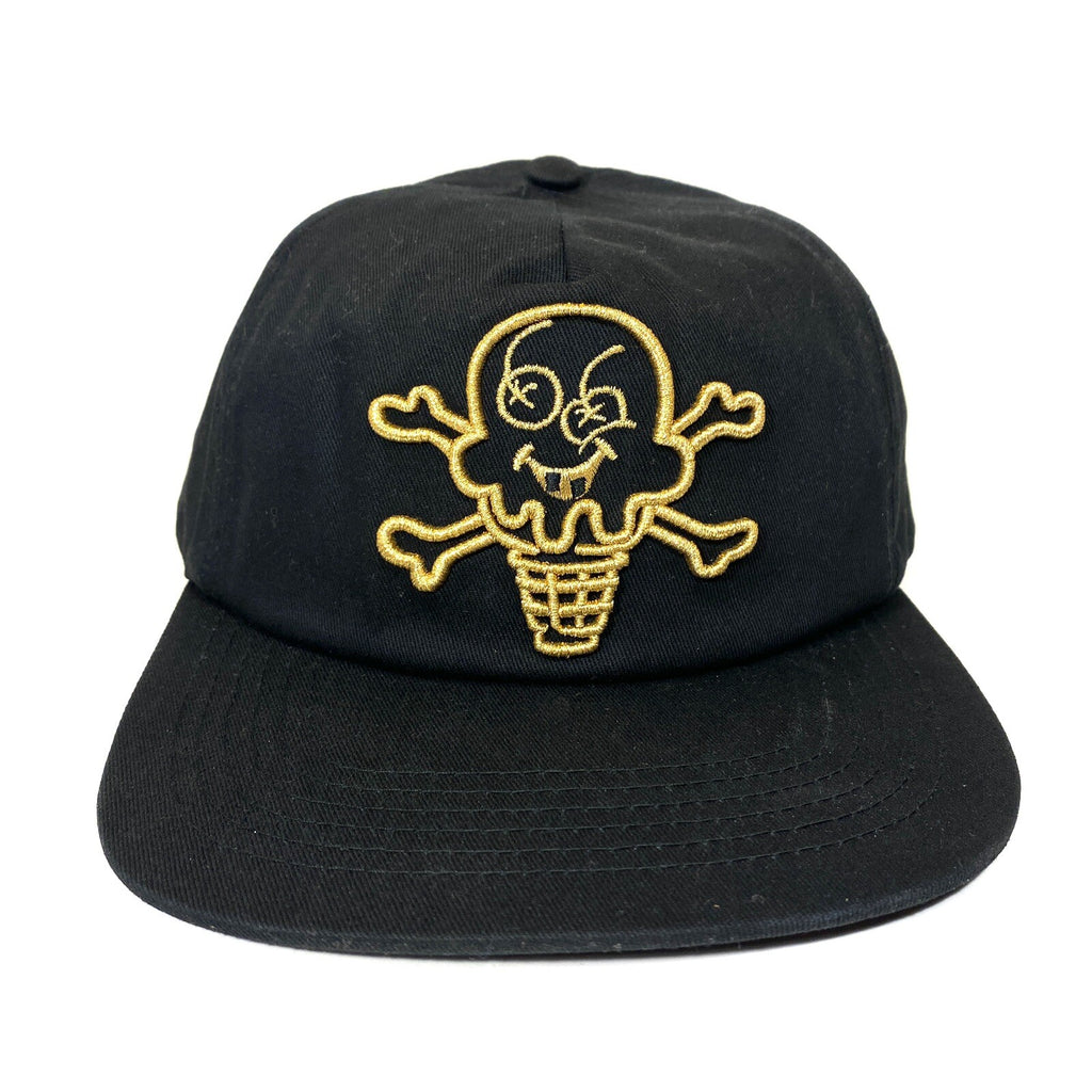 ICE CREAM Billionaire Boys Club Cake Cones Logo Snapback Hat Black (MSRP $60)