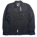 RAG & BONE Mens Stanton Manteco Fabric Over Shirt Jacket Black (MSRP $495)