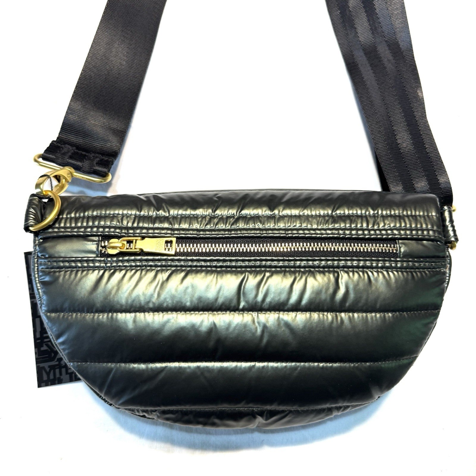 THINK ROYLN Little Runaway Sling Crossbody Bag Pearl Olive Green (MSRP $128)