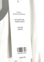 VERONICA BEARD Kinny Midi Sleeveless Dress White (MSRP $498)