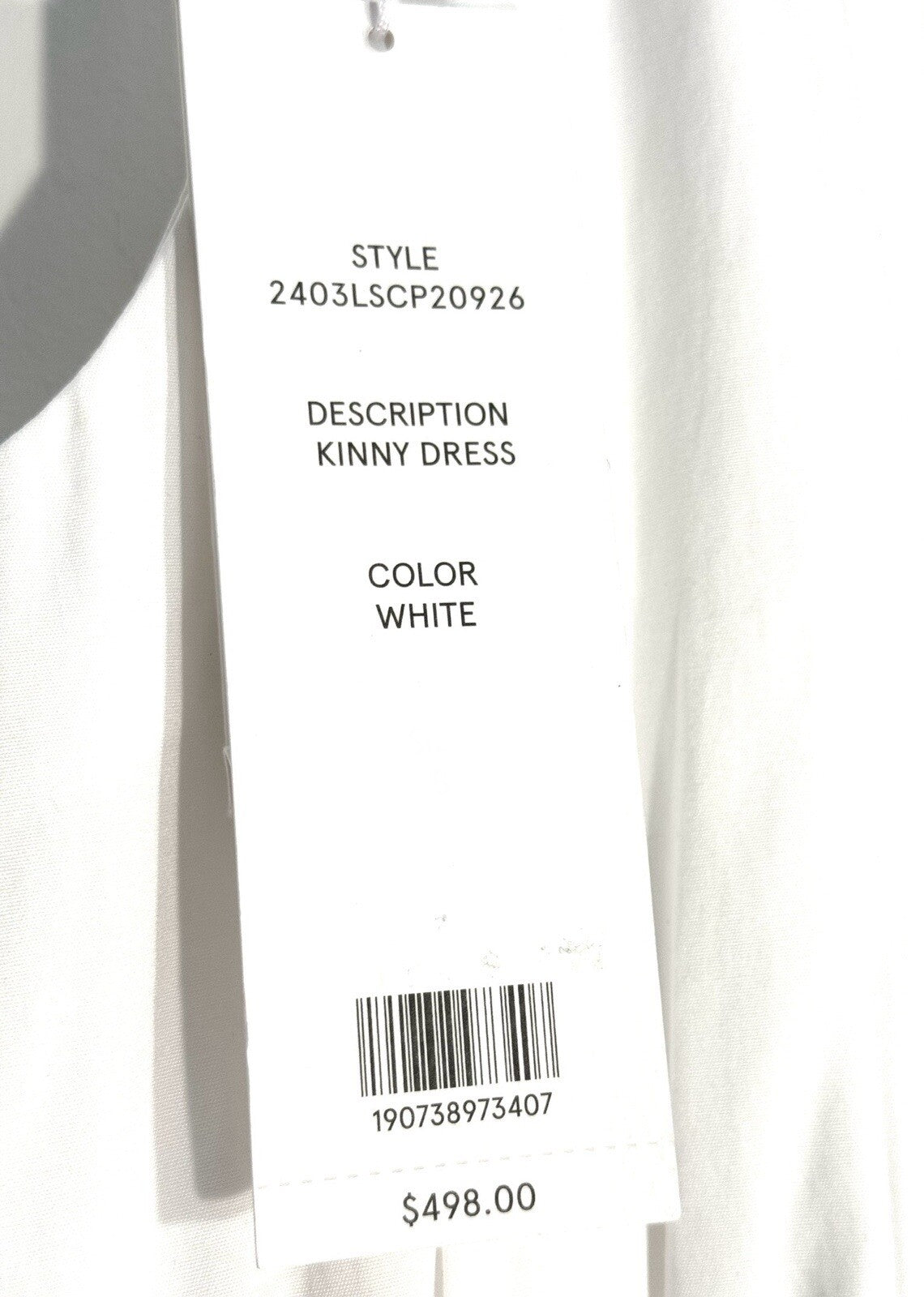 VERONICA BEARD Kinny Midi Sleeveless Dress White (MSRP $498)