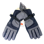 SPYDER Mens Shredder Ski Insulated Winter Gloves Grey Black S/M (MSRP $50)