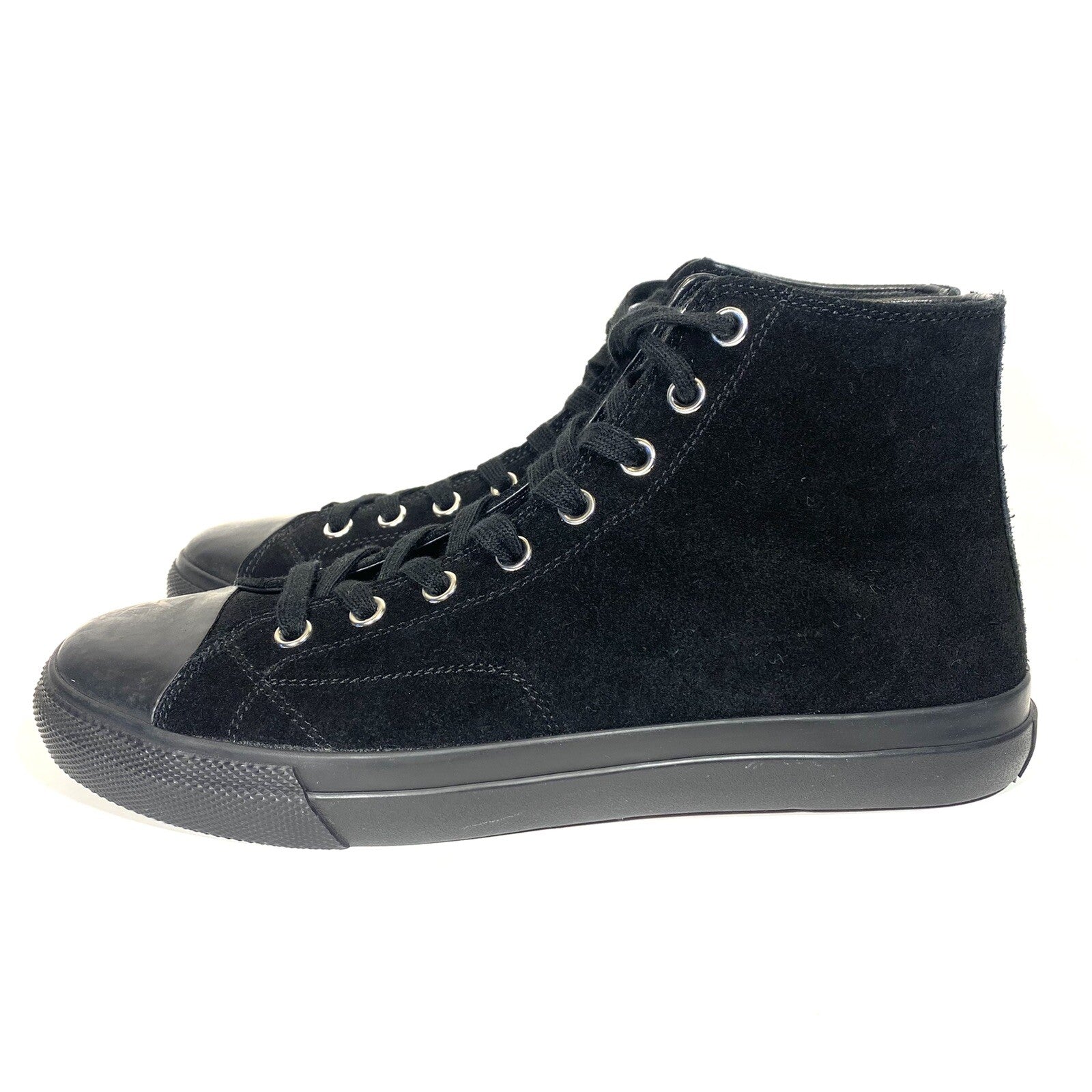 PAUL SMITH Mens Carver Suede Leather High Top Sneakers Black (MSRP $325)