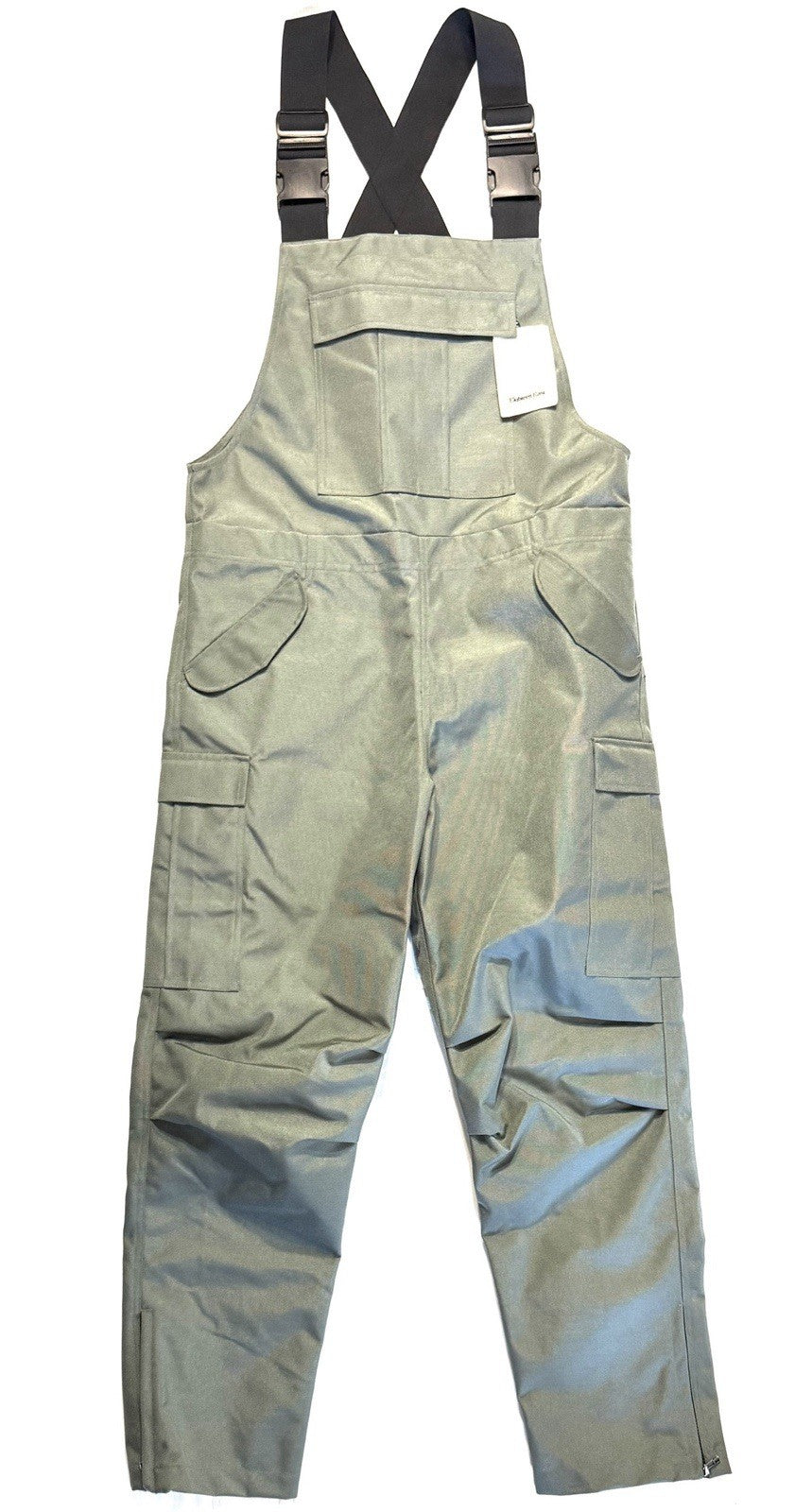 18 EAST Mens BDU 1000D Nylon Canvas Hiker Waders Bib Foliage Green (MSRP $255)
