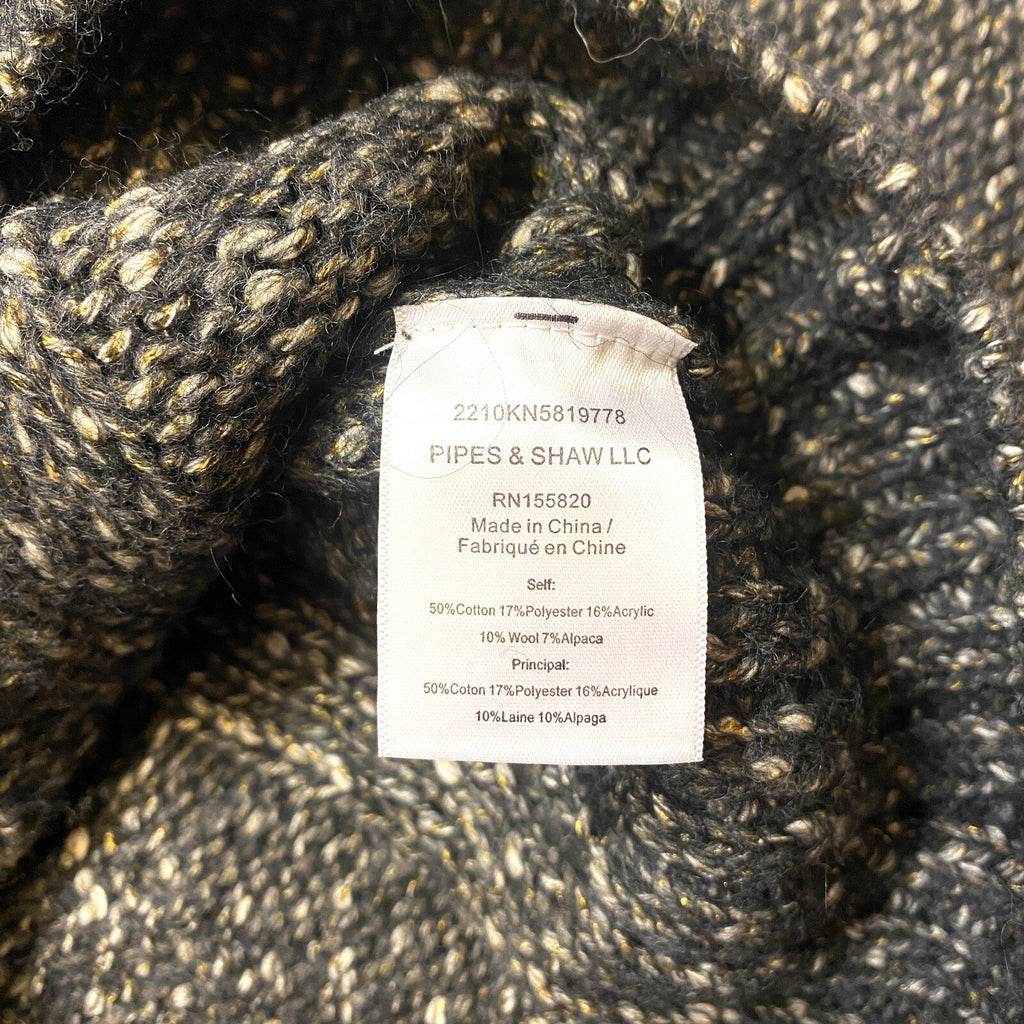 VERONICA BEARD Selleck Open Shoulder Mock Neck Sweater Charcoal Grey (MSRP $428)