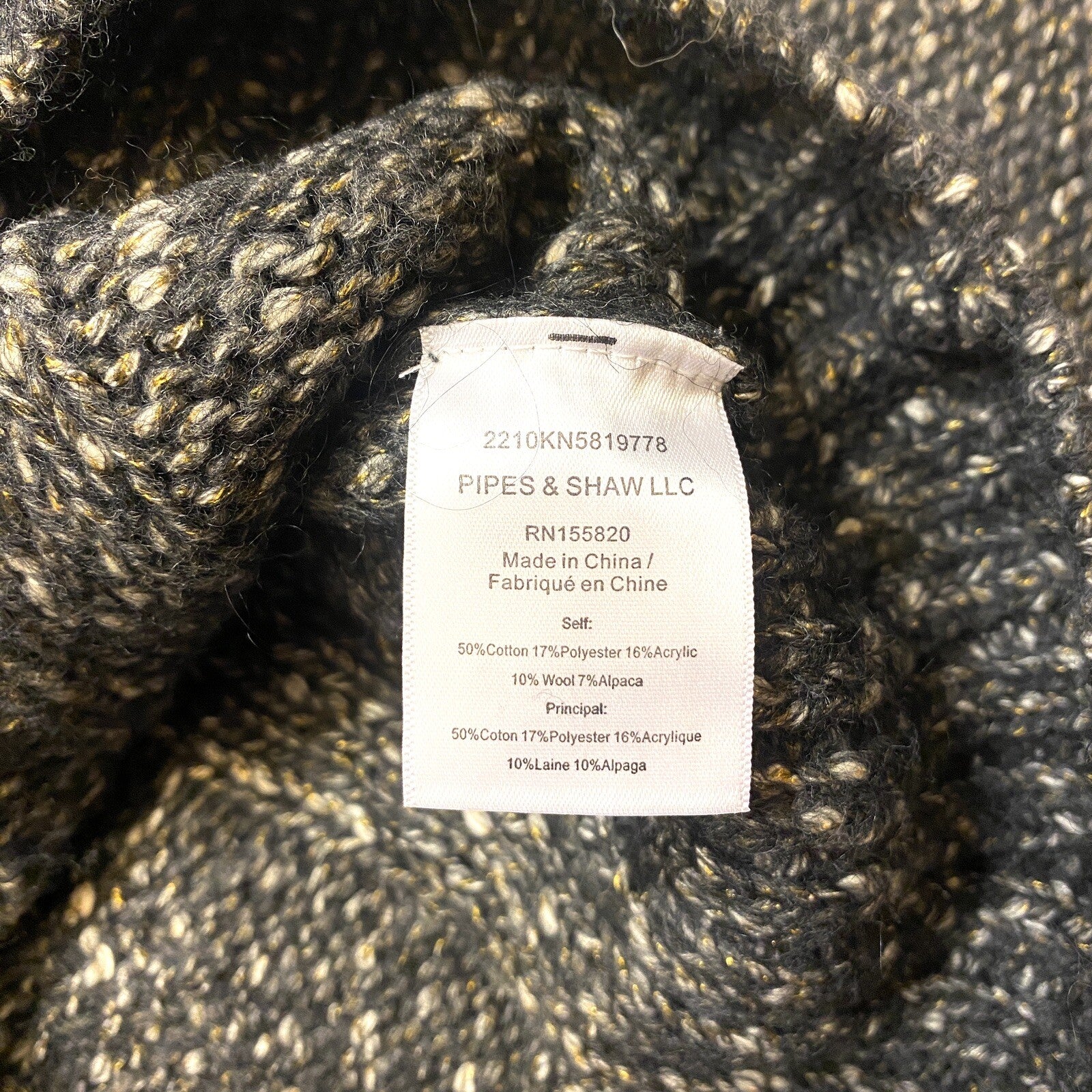 VERONICA BEARD Selleck Open Shoulder Mock Neck Sweater Charcoal Grey (MSRP $428)