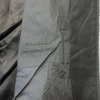 RICK OWENS Mens Brad Nubuck Leather Zip Jacket Dark Dust Grey 50 (MSRP $3,125)