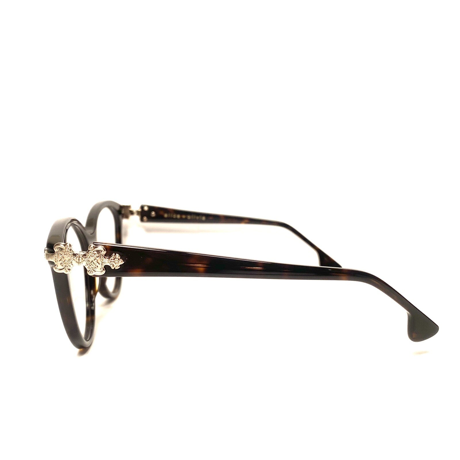 ALICE + OLIVIA Womens St Germain Eyeglasses Frames Tortoise Brown (MSRP $275)
