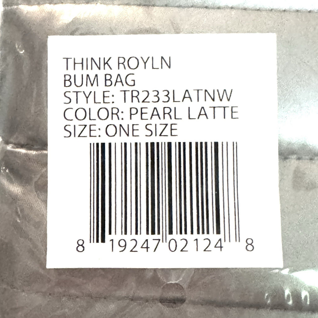 THINK ROYLN Bum Bag Shoulder Crossbody Pearl Latte Grey (MSRP $98)