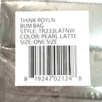 THINK ROYLN Bum Bag Shoulder Crossbody Pearl Latte Grey (MSRP $98)