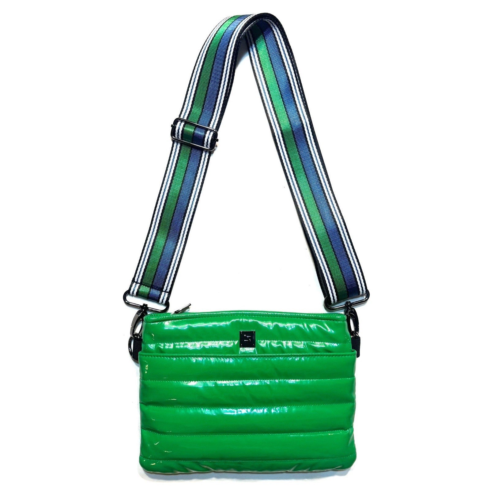THINK ROYLN Bum Bag 2.0 Shoulder Crossbody Patent Club Green (MSRP $108)