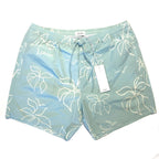 SATURDAYS NYC Mens Bovina Timothy Floral Swim Trunks Shorts Blue XL (MSRP $135)