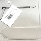 MAISON MARGIELA Womens 5AC Soft Leather Shoulder Bag Off White (MSRP $1,665)