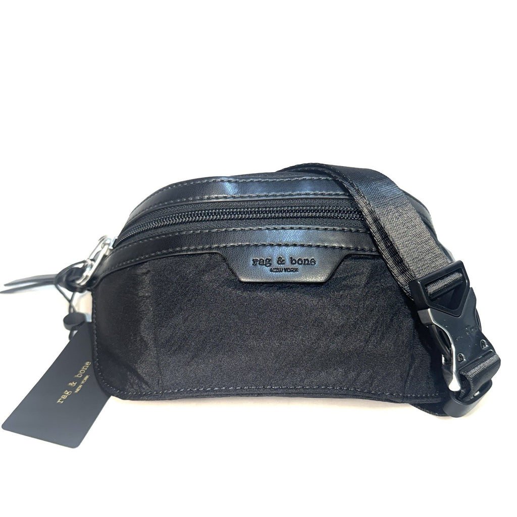 RAG & BONE Mini Commuter Nylon Crossbody Fanny Pack Bag Black (MSRP $248)