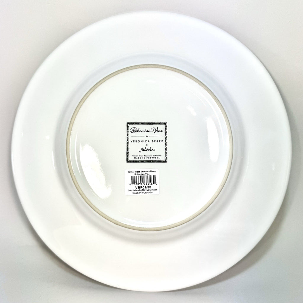 JULISKA x Veronica Beard Bohemian Vine 11" Dinner Plate Set for 4 (MSRP $232)