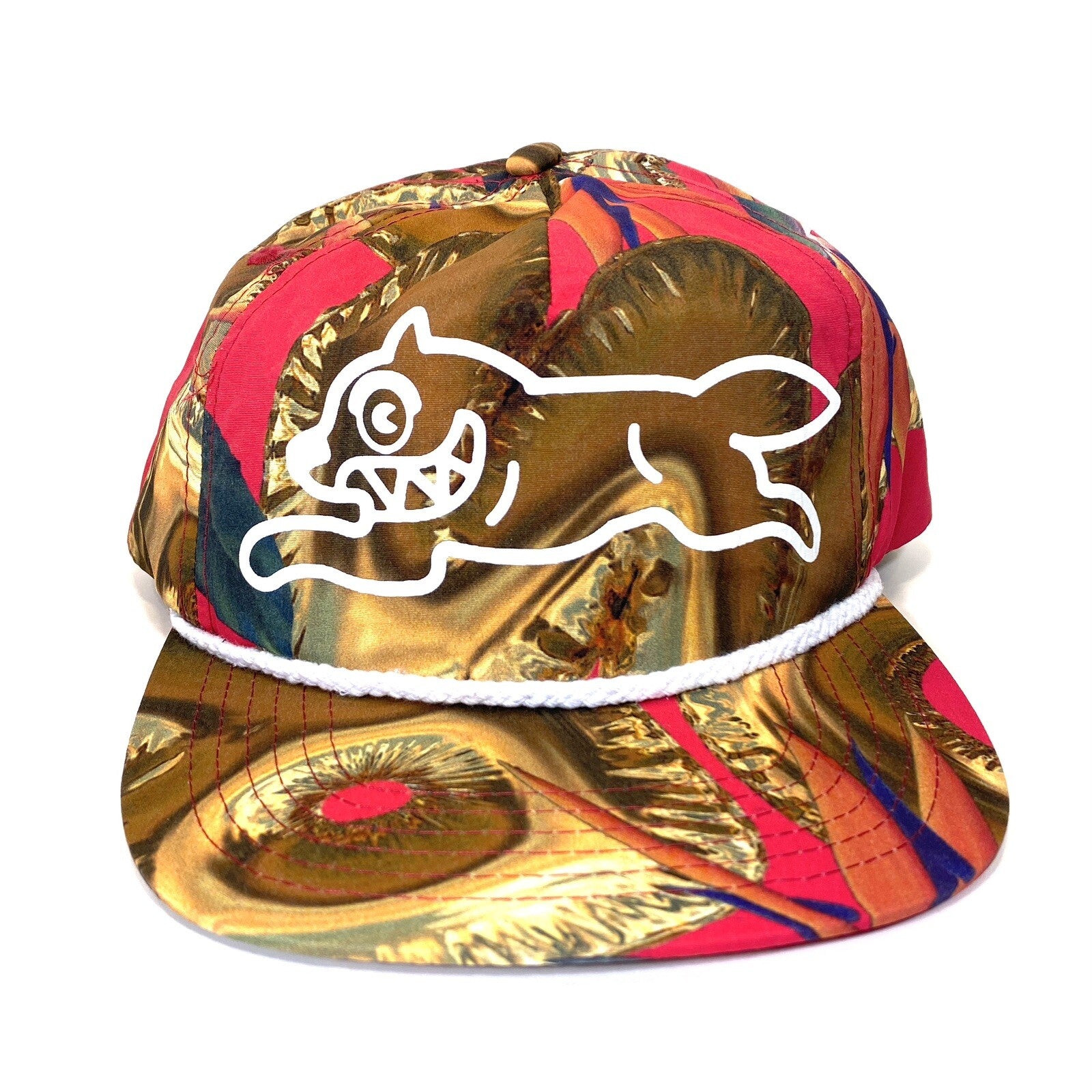 ICE CREAM Billionaire Boys Club Space Running Dog Trucker Hat Pink (MSRP $60)