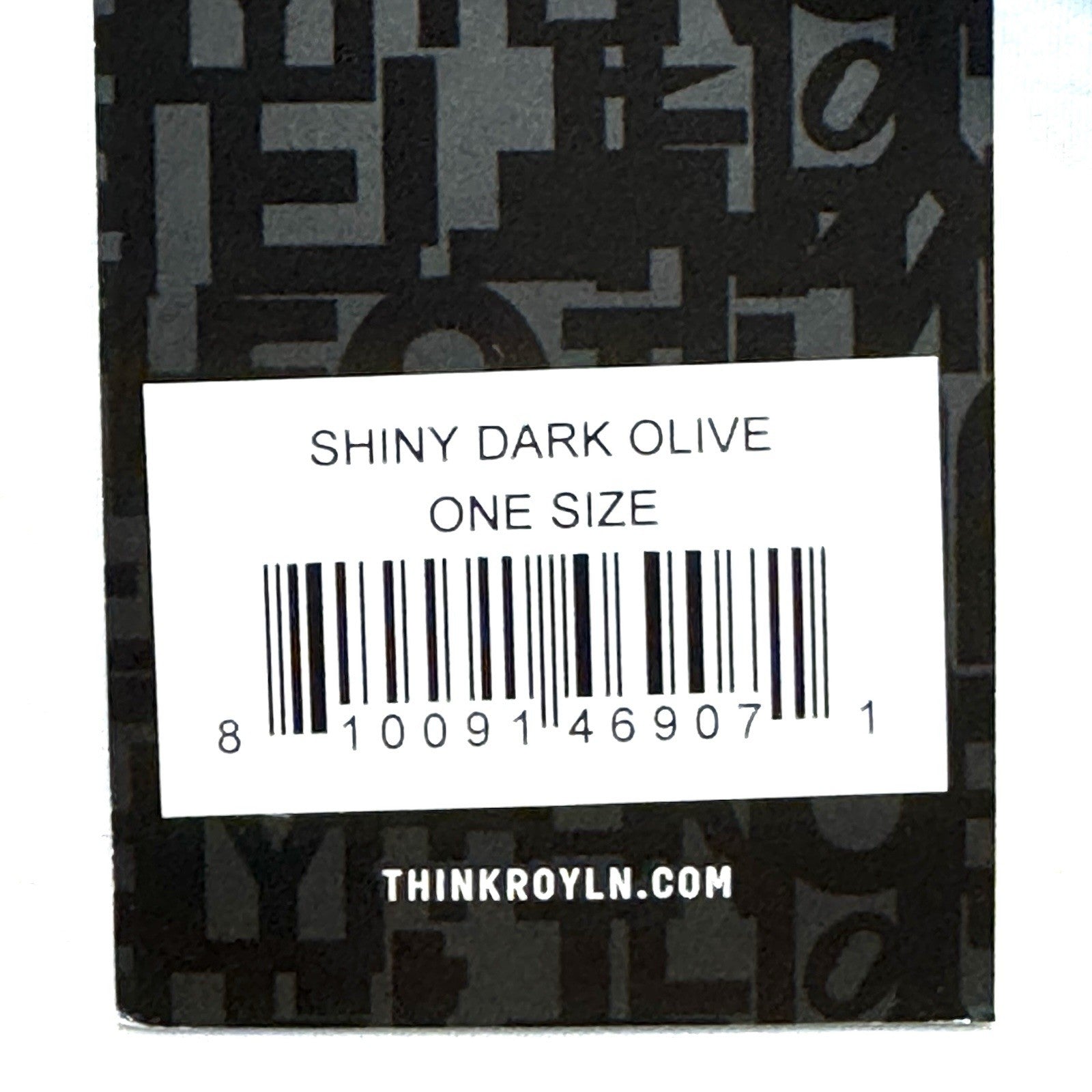 THINK ROYLN Shining Star Crossbody Waist Bag Shiny Dark Olive Green (MSRP $108)