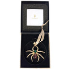 L'OBJET Spider Jeweled Gold Plated Christmas Tree Ornament OR115 (MSRP $120)